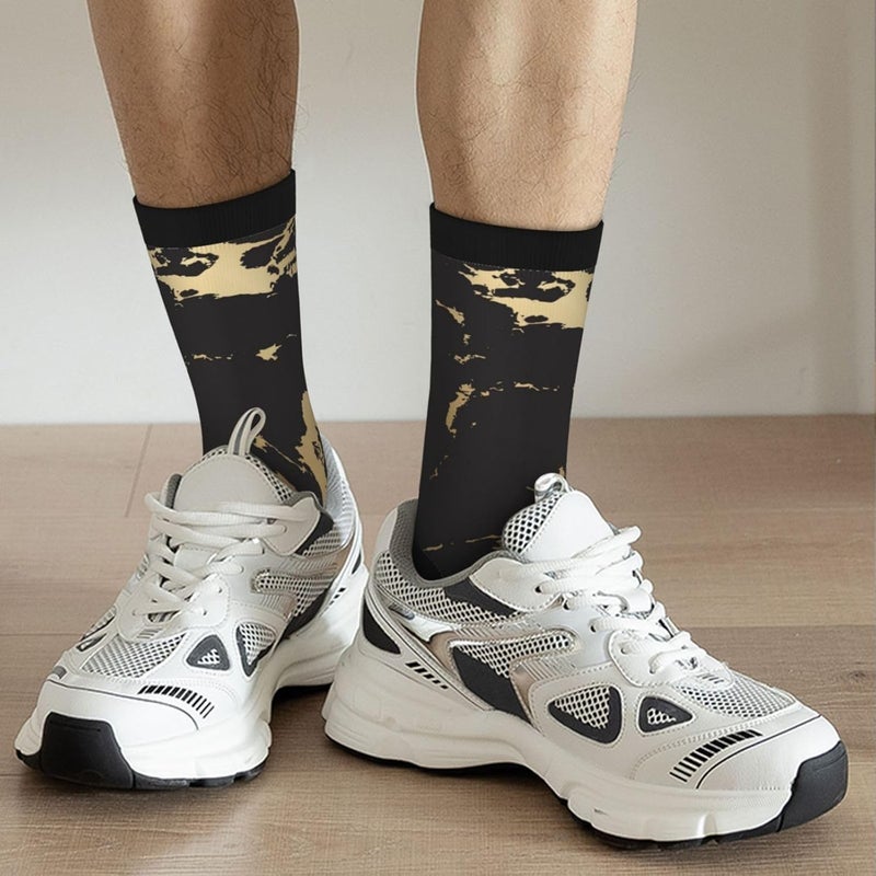 Poream Novelty Funny Crew Socks, Cool Breathable Dress Socks Gift For Men Women - Image 2